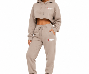 Women’s Premium Cropped Hoodie & Jogger Set – Everyday Comfort, Effortless Style 🤍✨