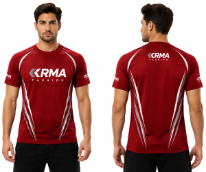 Premium Men’s Performance Sports T-Shirt | Custom Athletic Wear Manufacturer | KRMA Fashion