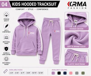 Kids Hooded Tracksuit | Custom Manufacturing