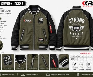 Boys Bomber Jacket – Premium Kidswear | KRMA Fashion
