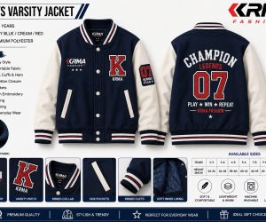 Premium Boys Varsity Jackets – Custom Made for Your Brand 🧥🔥