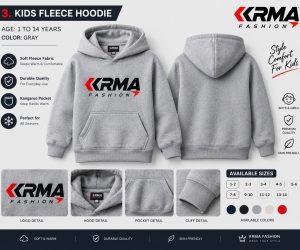 Kids Fleece Hoodie | Custom Apparel Manufacturing